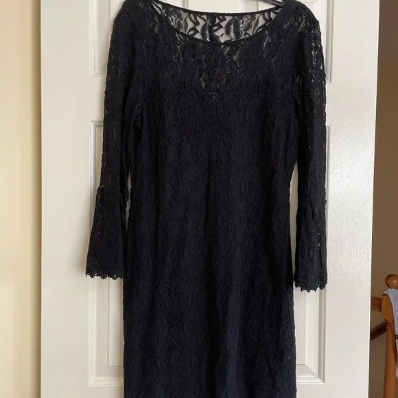 INC Black Lace dress